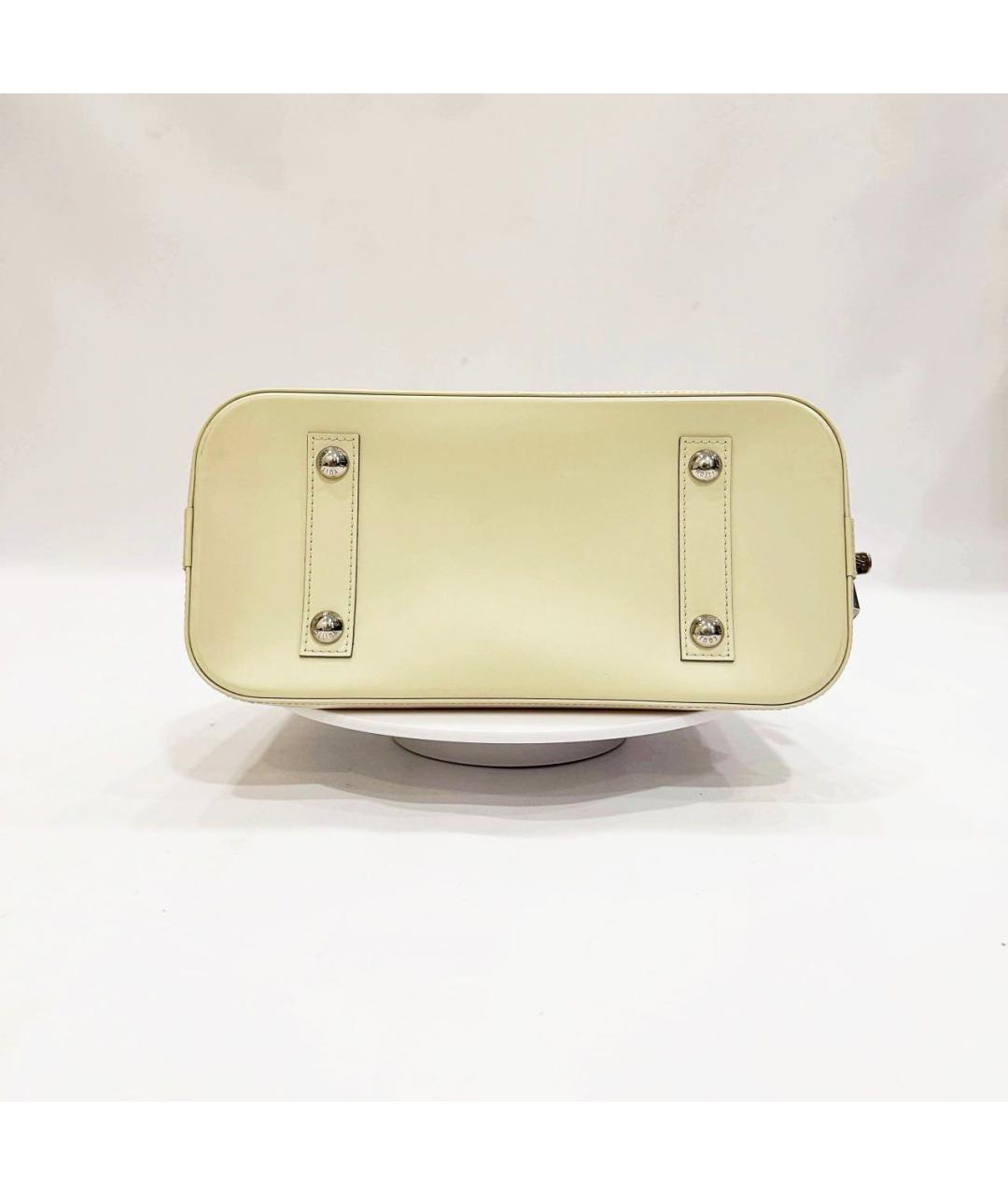 LOUIS VUITTON Бежевая сумка с короткими ручками, фото 7