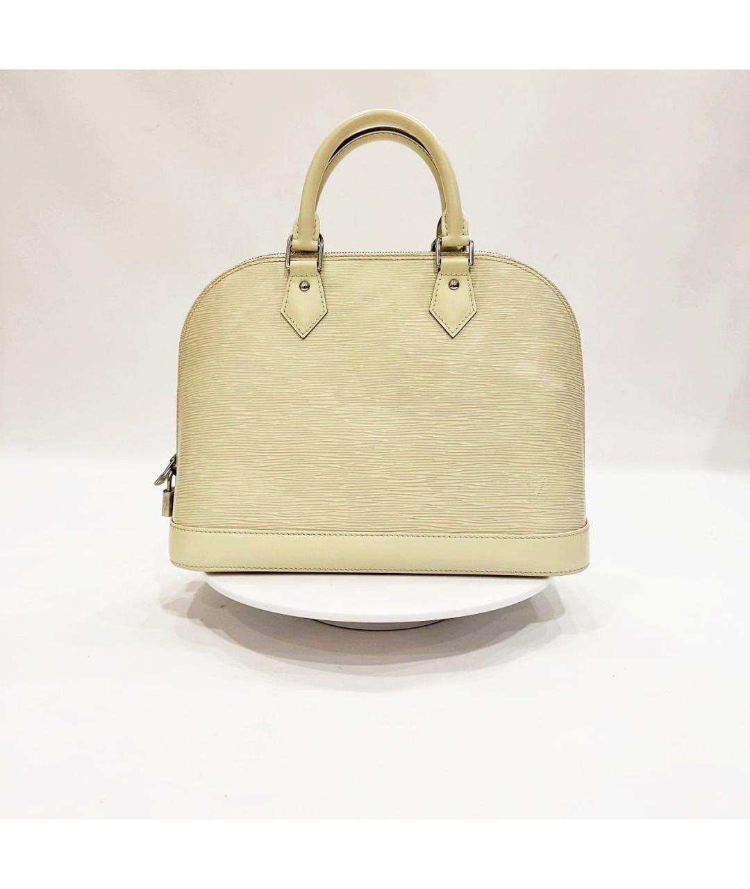 LOUIS VUITTON Бежевая сумка с короткими ручками, фото 2