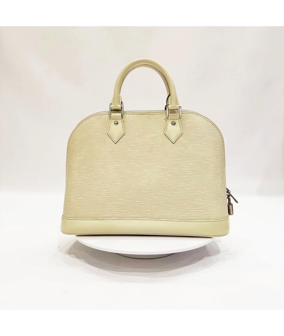 LOUIS VUITTON Бежевая сумка с короткими ручками, фото 3