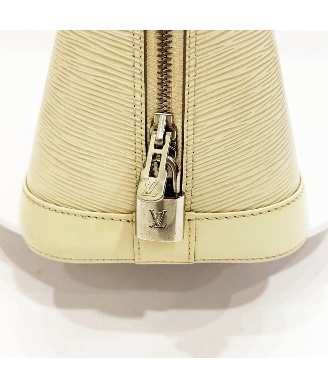 LOUIS VUITTON Бежевая сумка с короткими ручками, фото 5
