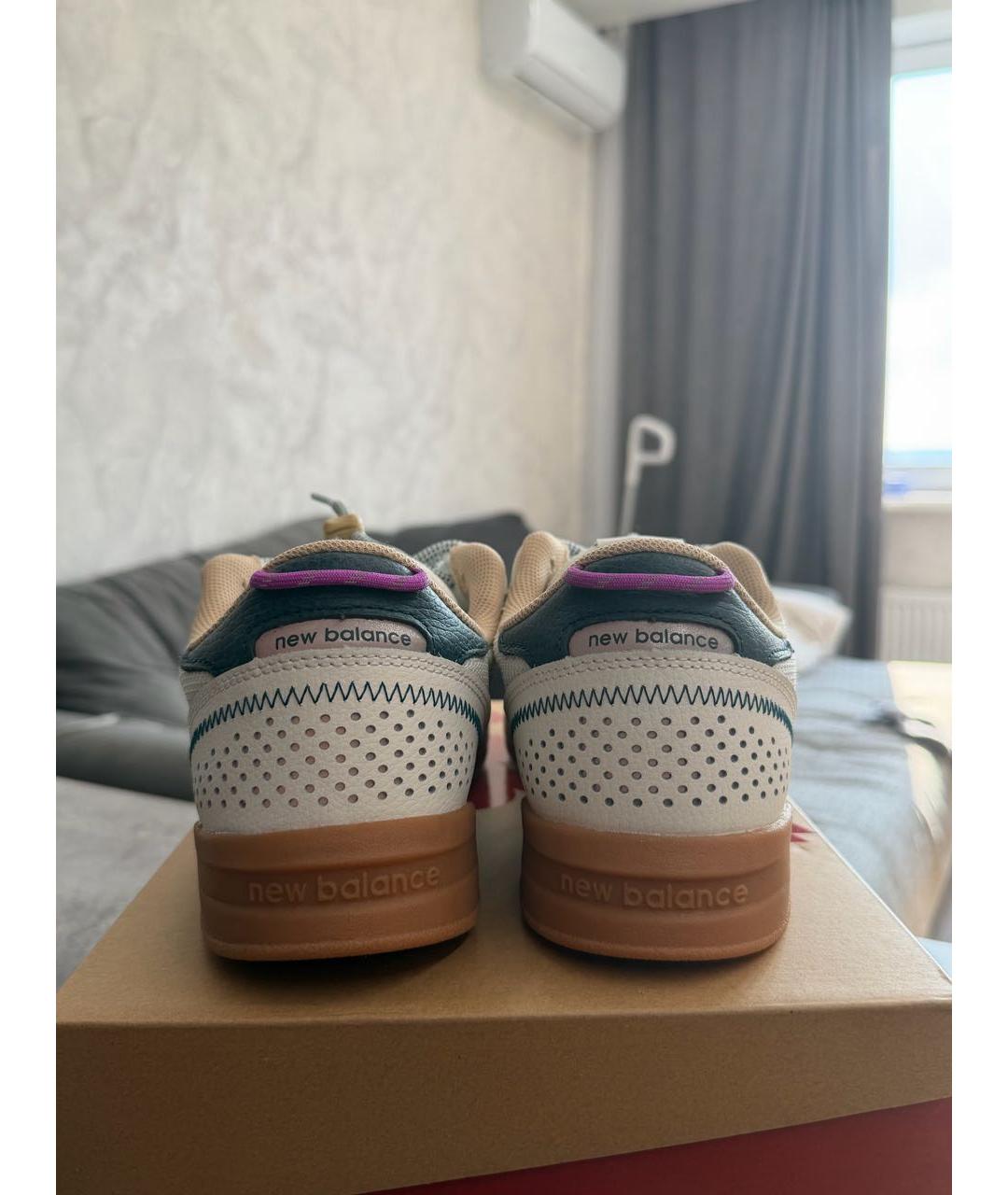 NEW BALANCE Белые низкие кроссовки / кеды, фото 4