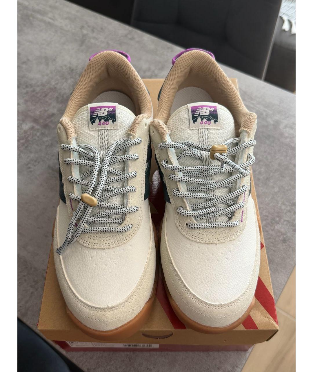 NEW BALANCE Белые низкие кроссовки / кеды, фото 2