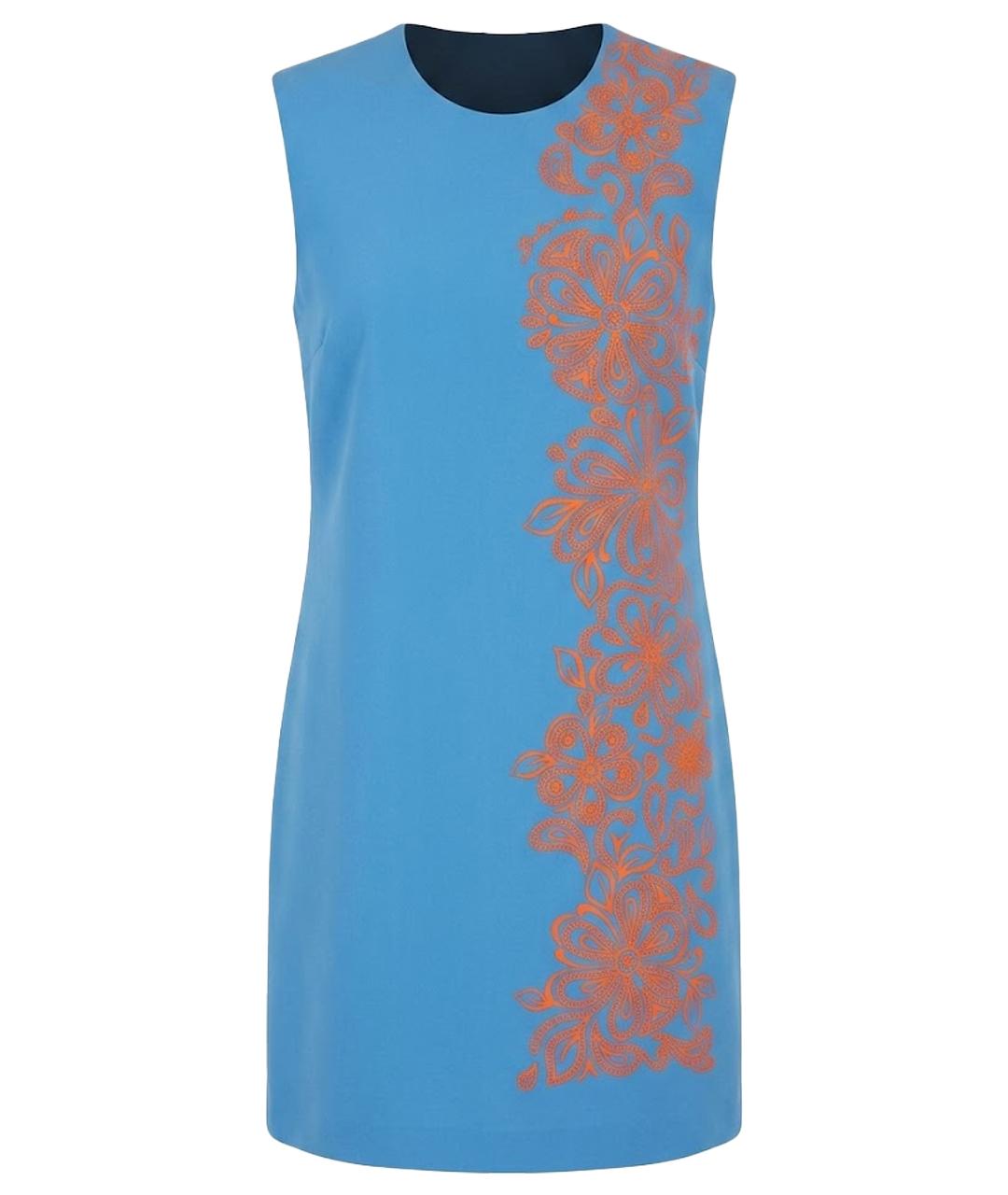 BOUTIQUE MOSCHINO Голубое полиэстеровое повседневное платье, фото 1