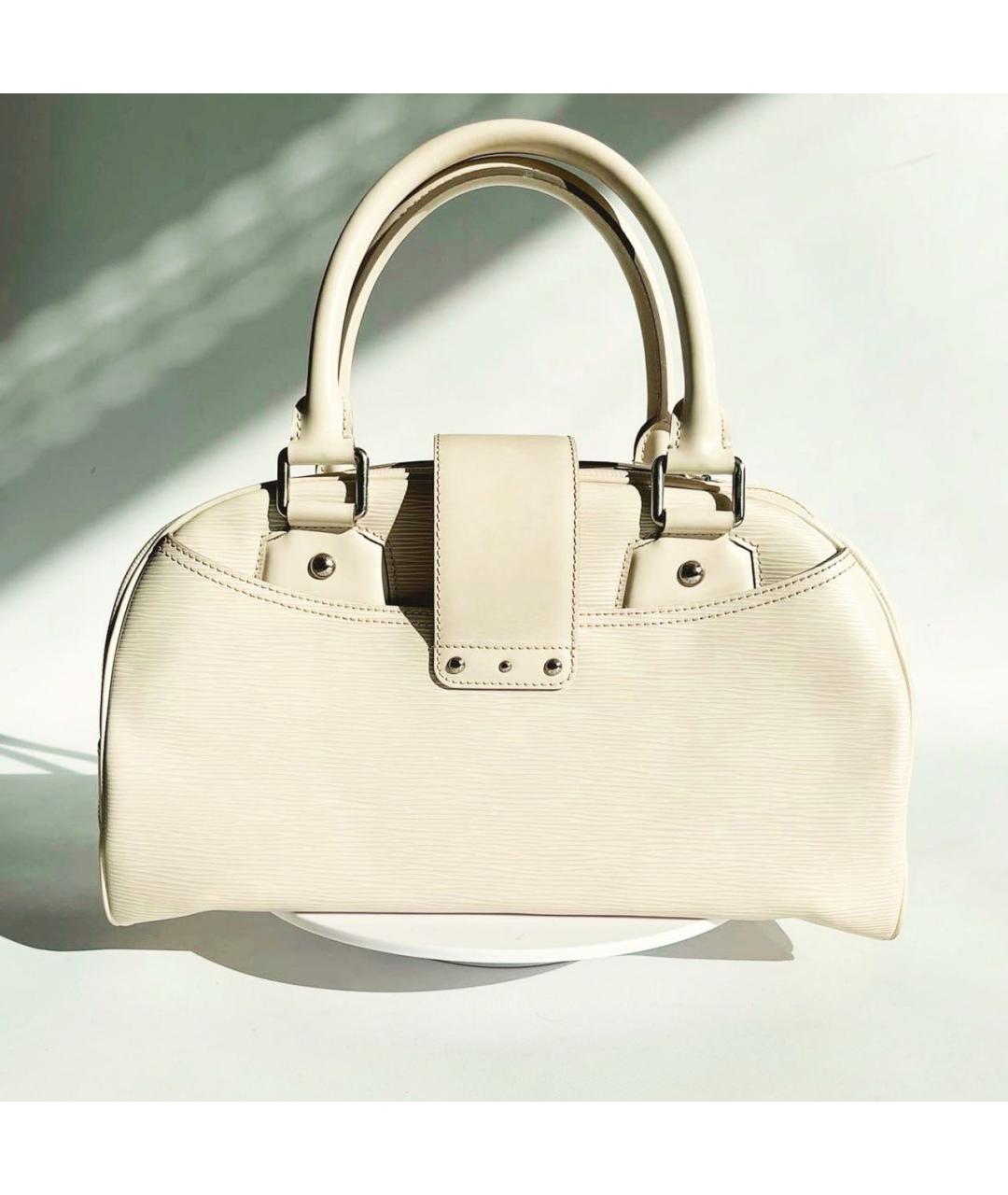 LOUIS VUITTON Бежевая сумка с короткими ручками, фото 2