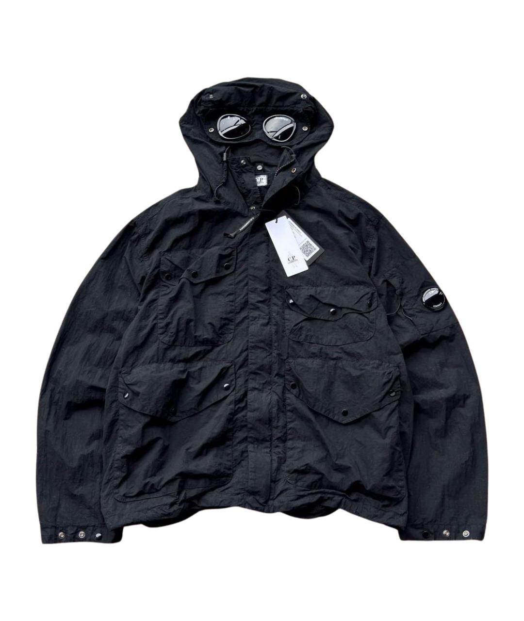 CP COMPANY Черная нейлоновая куртка, фото 1