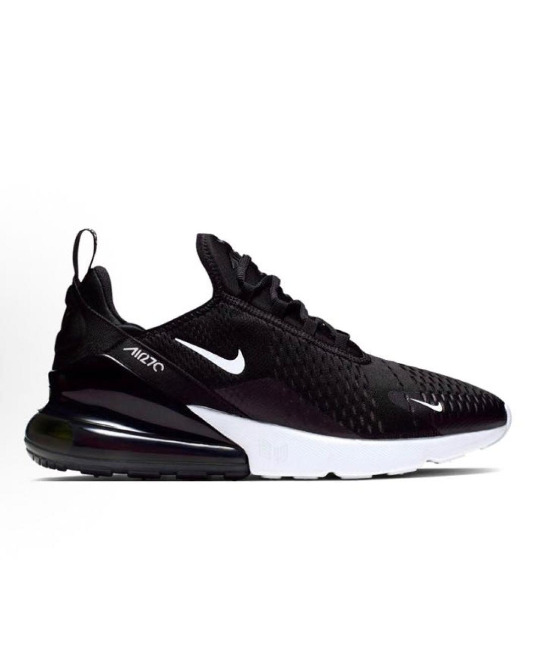 NIKE Черные текстильные низкие кроссовки / кеды, фото 8