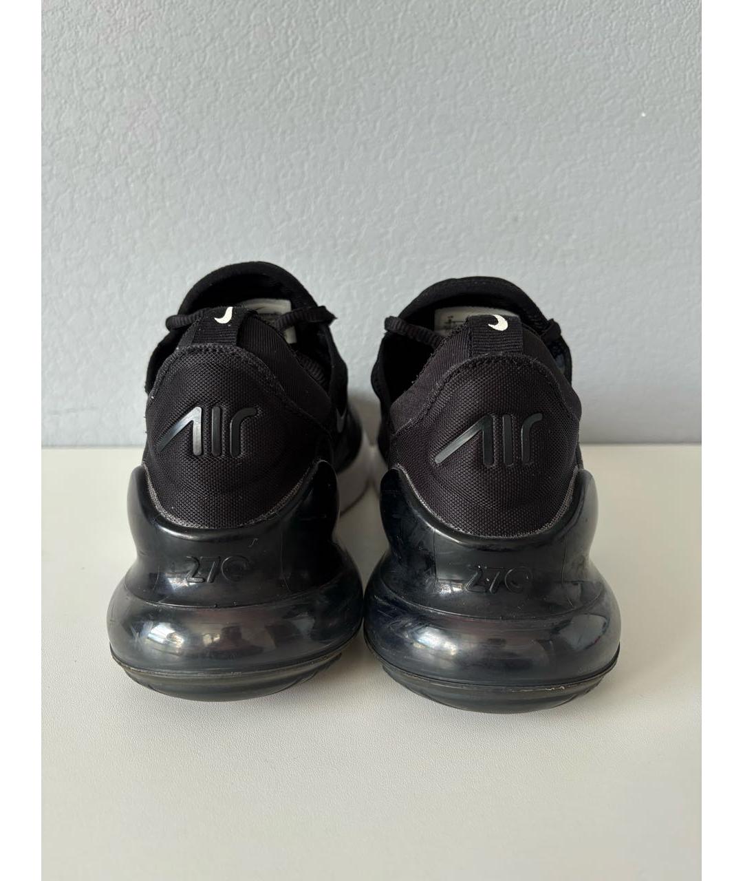 NIKE Черные текстильные низкие кроссовки / кеды, фото 5