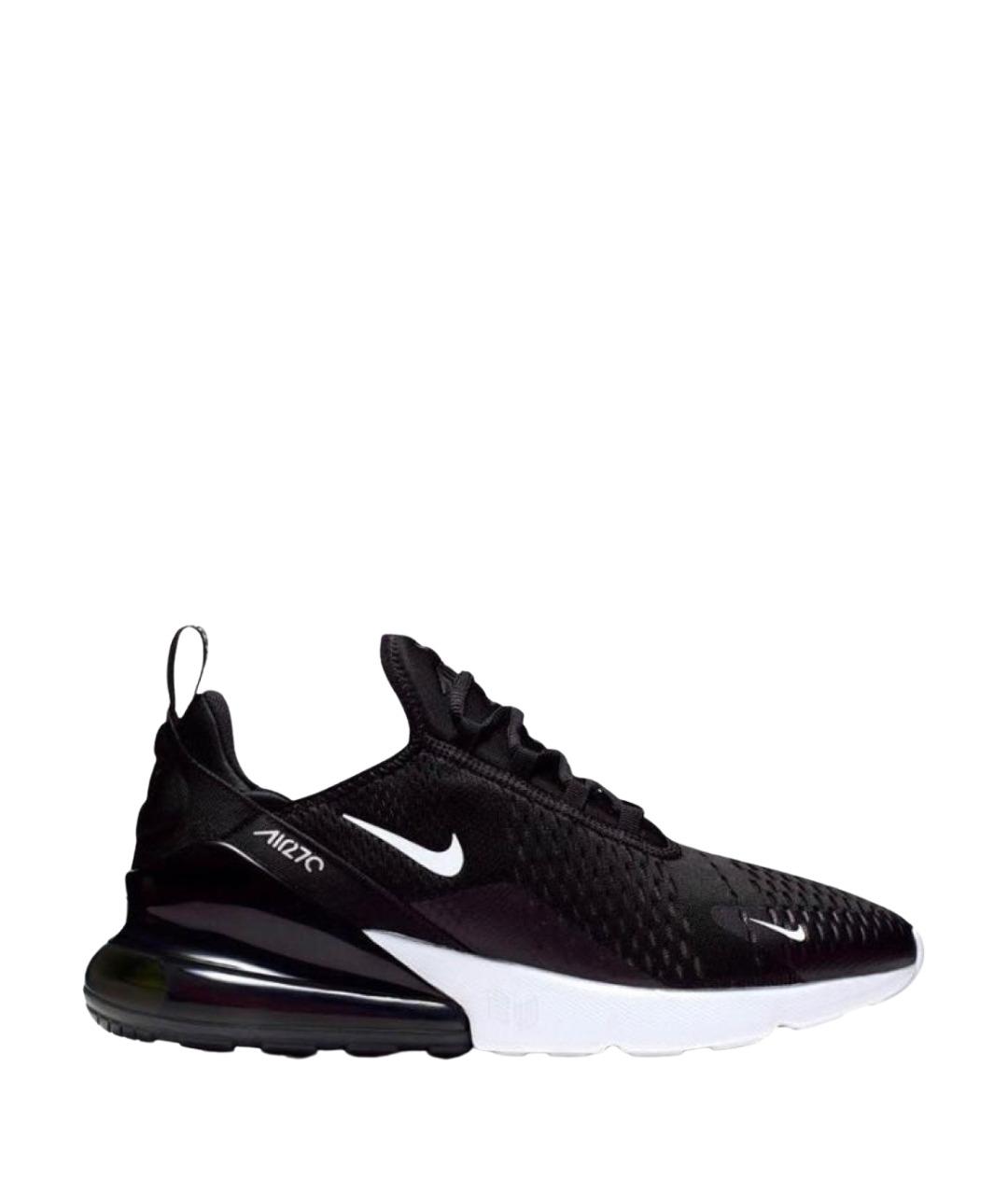 NIKE Черные текстильные низкие кроссовки / кеды, фото 1