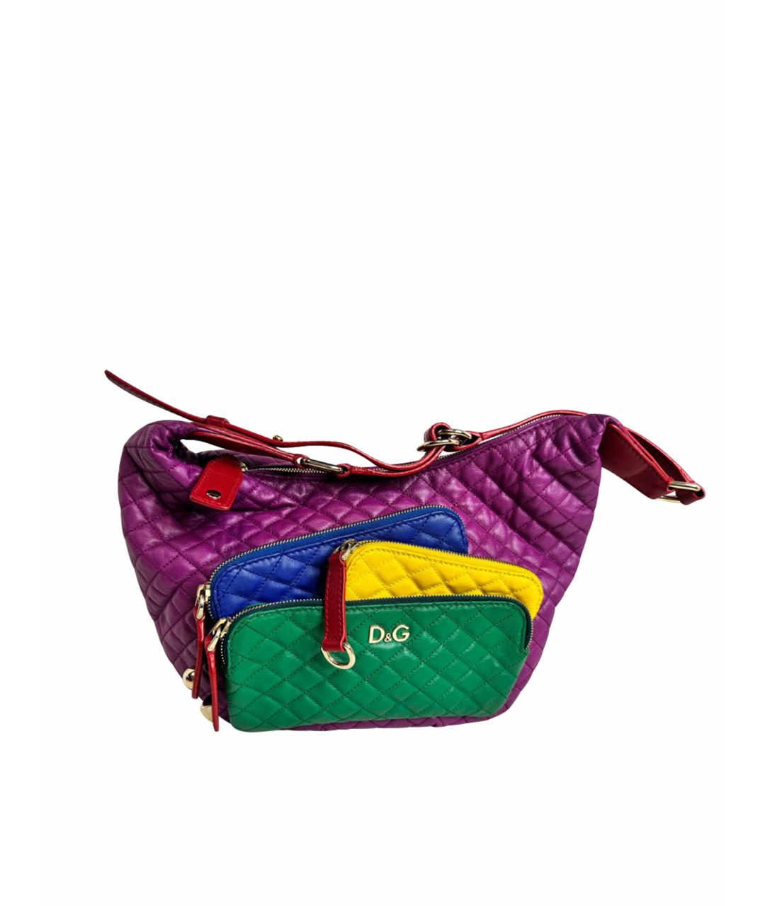 DOLCE&GABBANA Мульти кожаная сумка с короткими ручками, фото 1