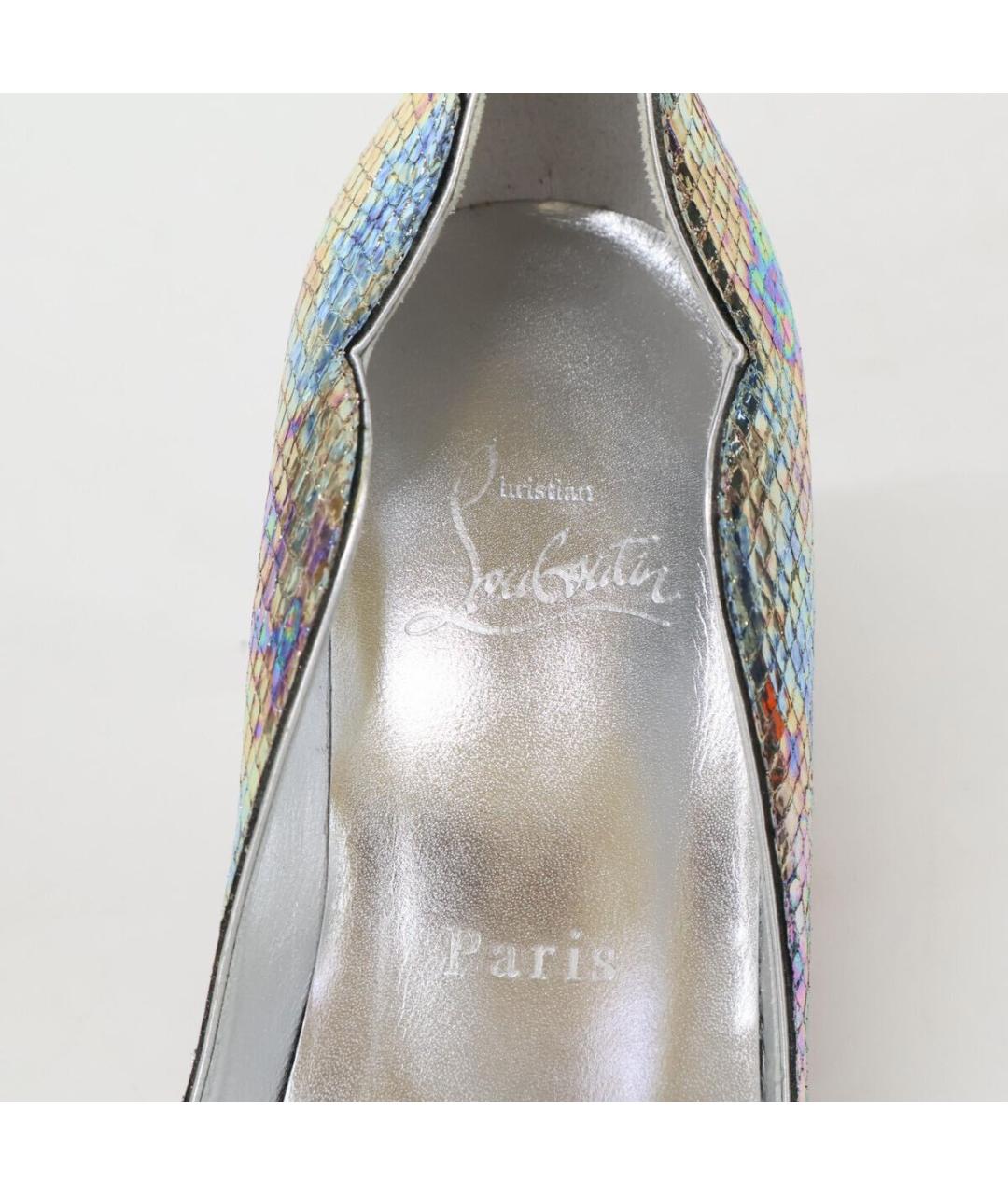CHRISTIAN LOUBOUTIN Мульти кожаные туфли, фото 3