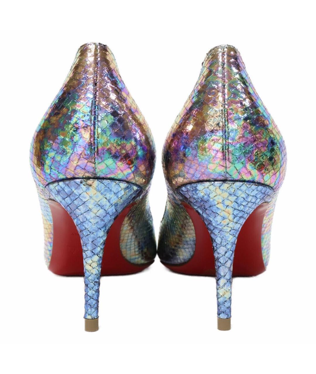 CHRISTIAN LOUBOUTIN Мульти кожаные туфли, фото 4