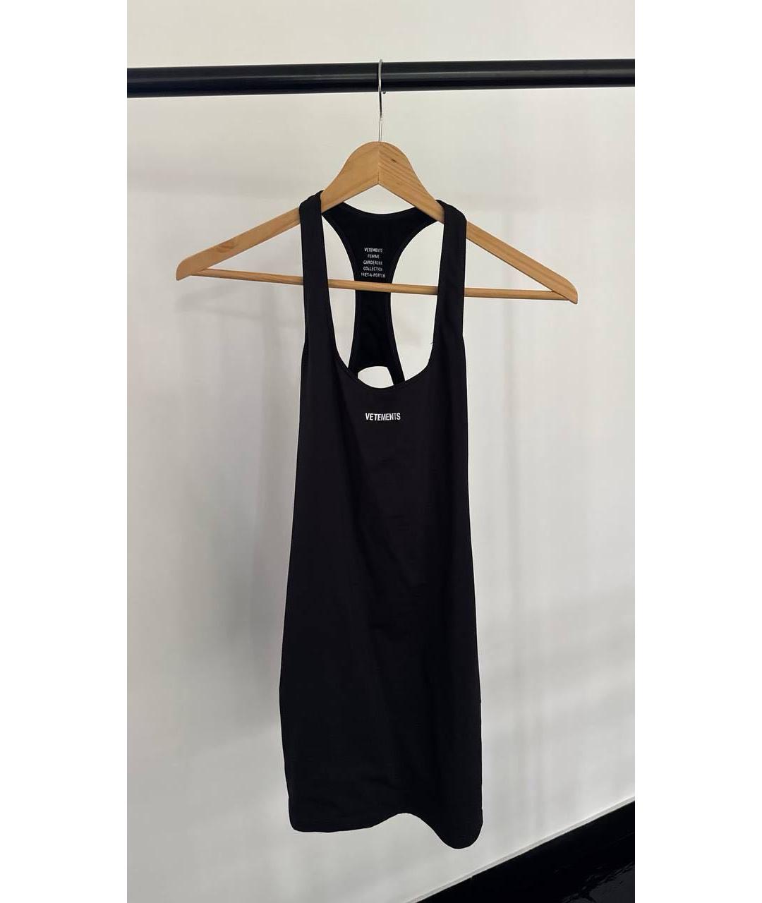 VETEMENTS Черное платье, фото 6