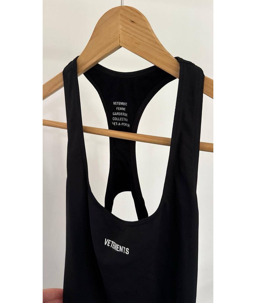 VETEMENTS Черное платье, фото 3
