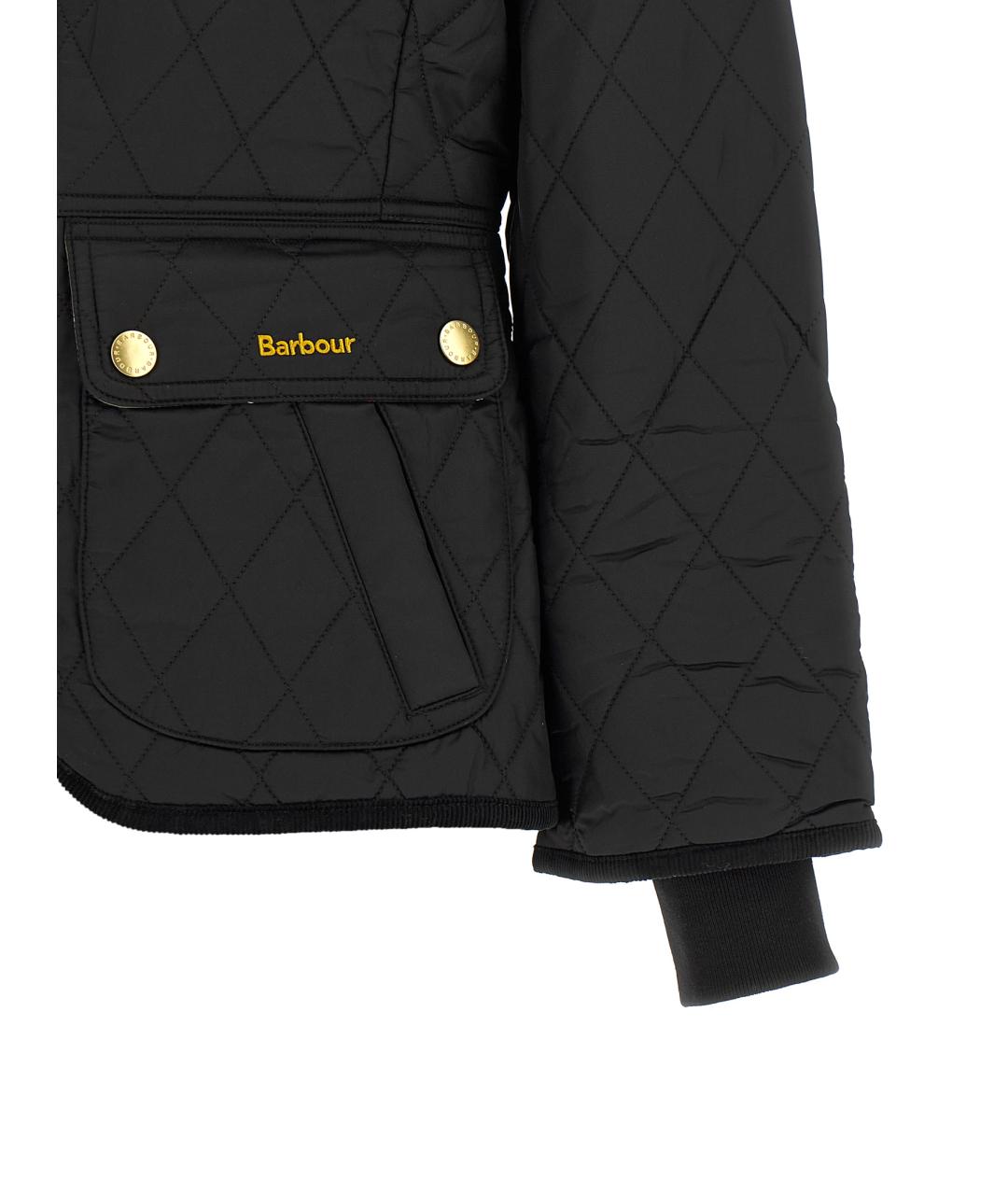 BARBOUR Черная полиамидовая куртка, фото 4