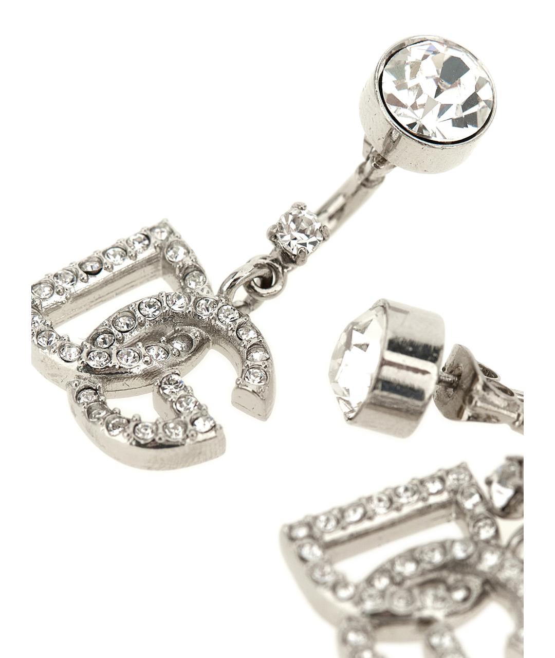 DOLCE&GABBANA Серебряные металлические серьги, фото 2