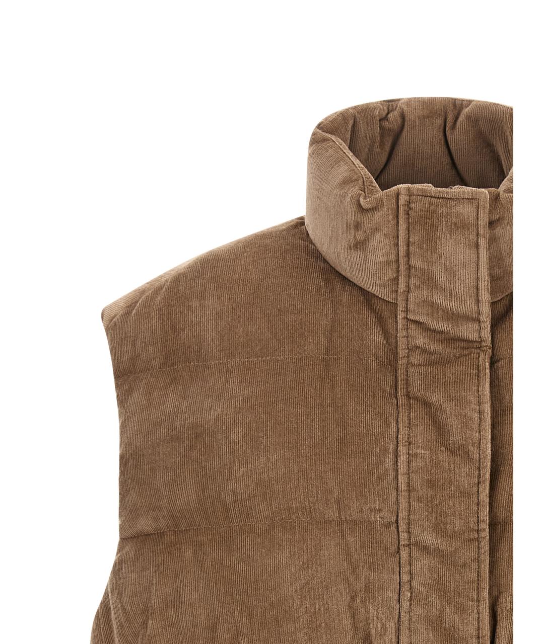 BRUNELLO CUCINELLI Бежевый жилет, фото 3