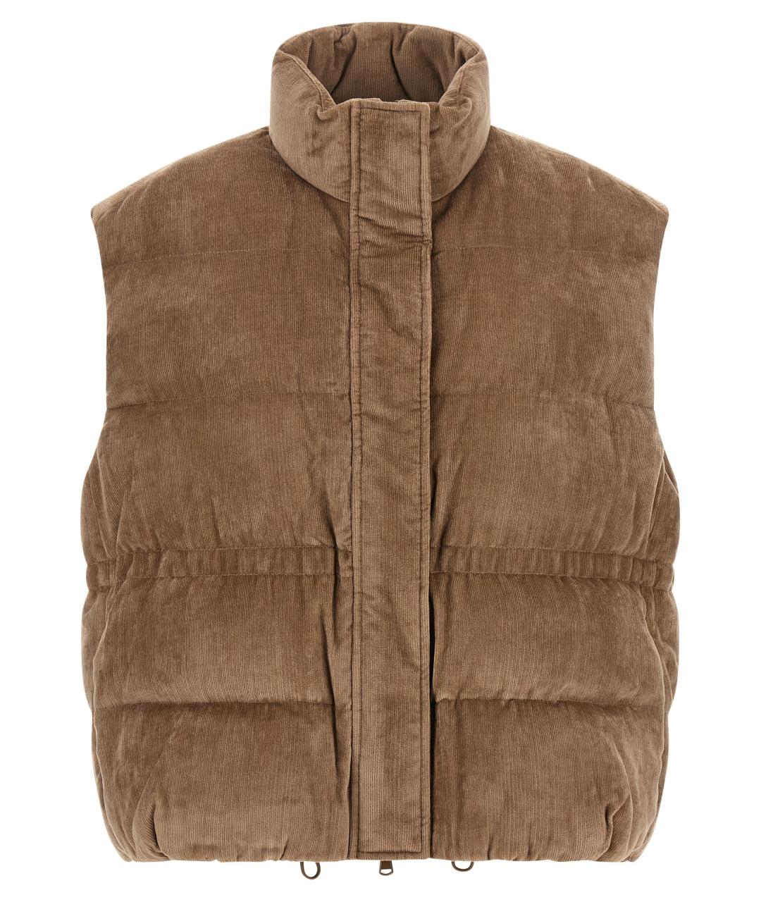 BRUNELLO CUCINELLI Бежевый жилет, фото 1