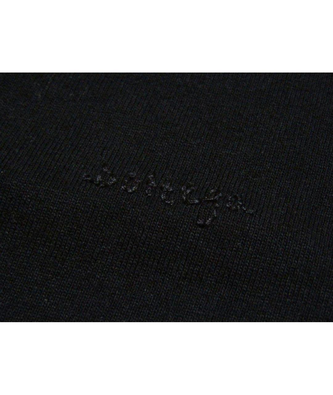 BOTTEGA VENETA Черная хлопковая футболка, фото 5