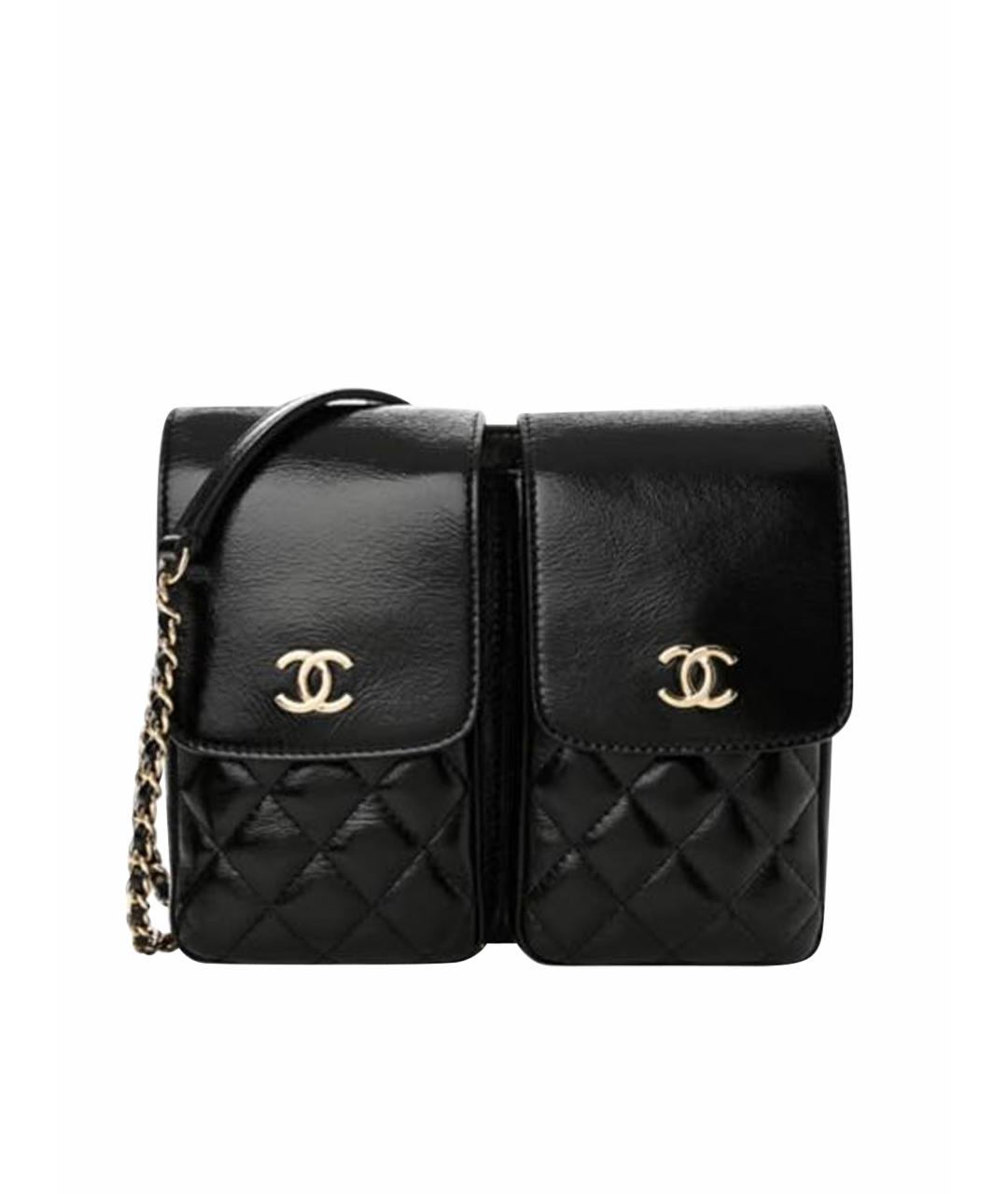 CHANEL Черная сумка через плечо, фото 1