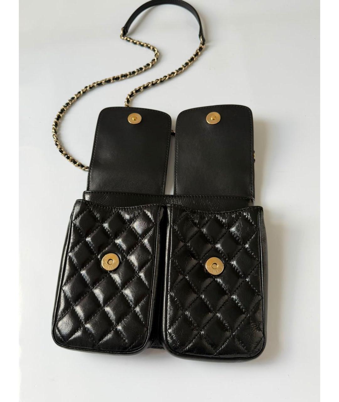 CHANEL Черная сумка через плечо, фото 3