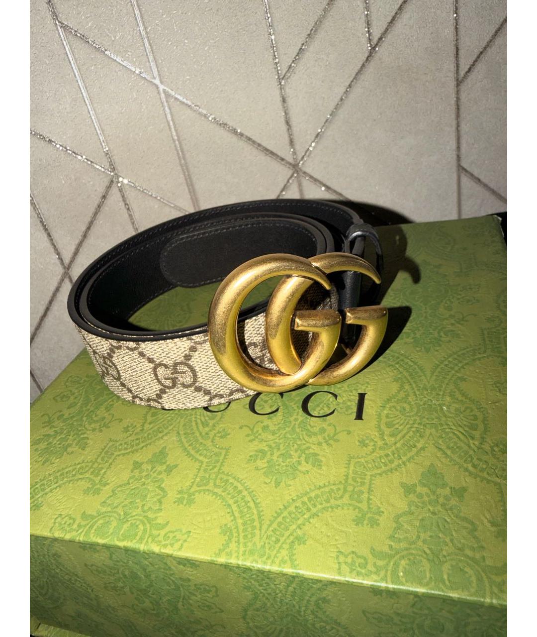 GUCCI Коричневый кожаный ремень, фото 2