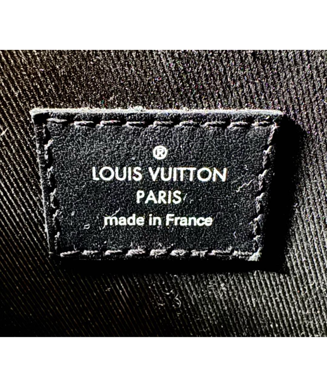 LOUIS VUITTON Черная канва сумка на плечо, фото 4