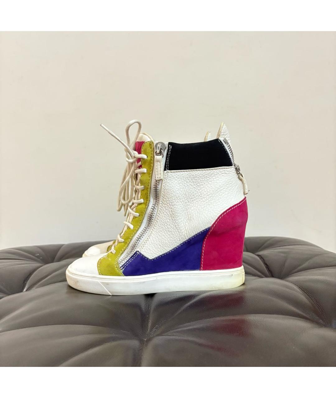 GIUSEPPE ZANOTTI DESIGN Белые кеды, фото 2