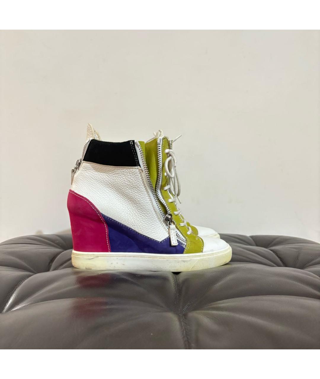 GIUSEPPE ZANOTTI DESIGN Белые кеды, фото 4