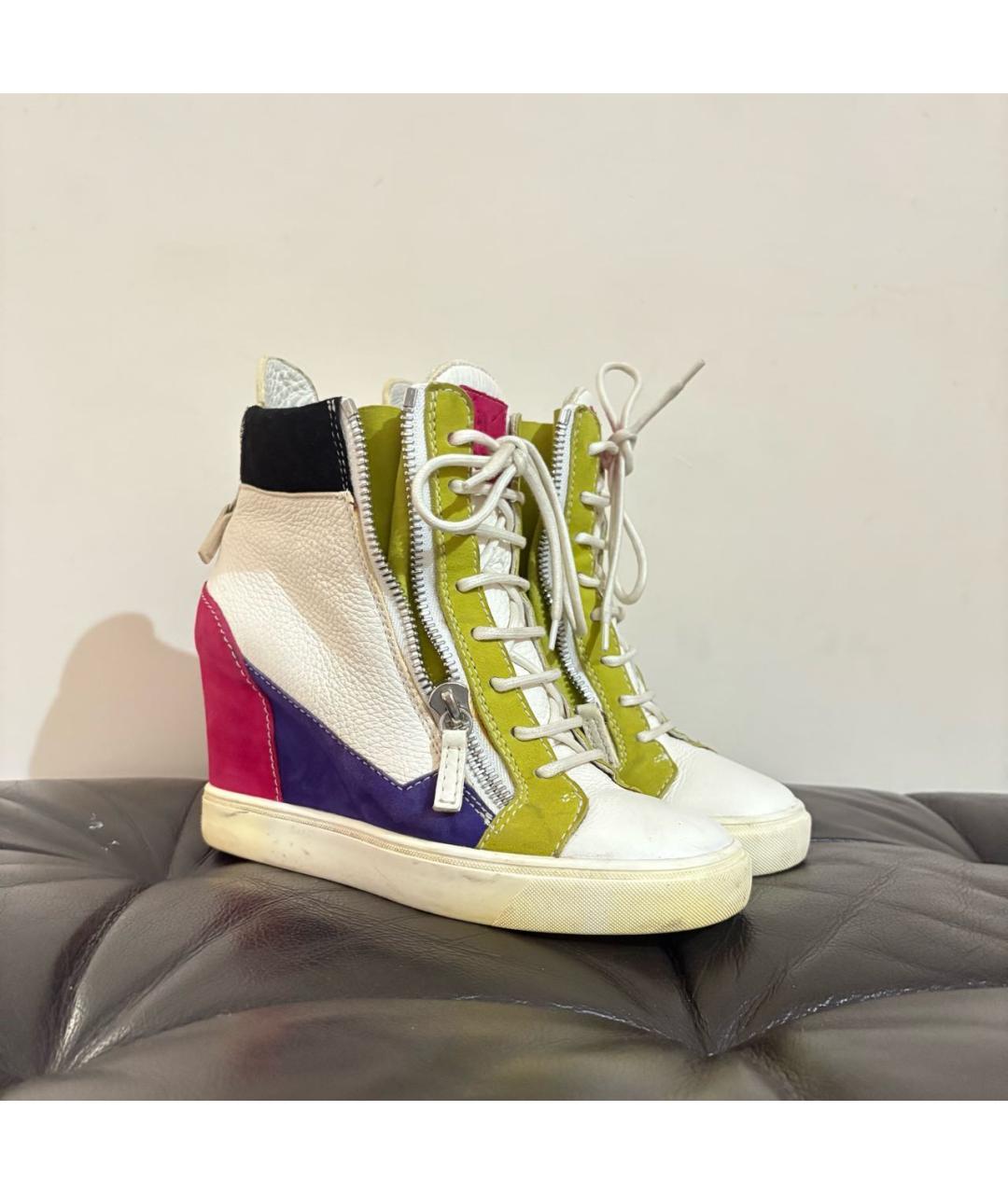 GIUSEPPE ZANOTTI DESIGN Белые кеды, фото 3