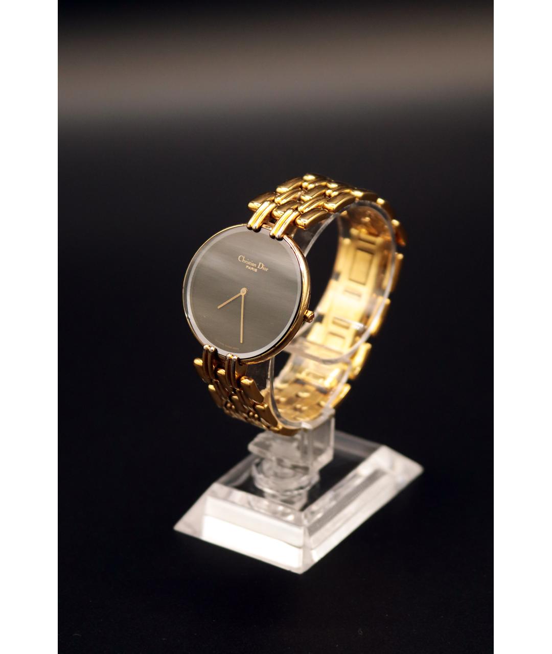 CHRISTIAN DIOR Золотые позолоченные часы, фото 2