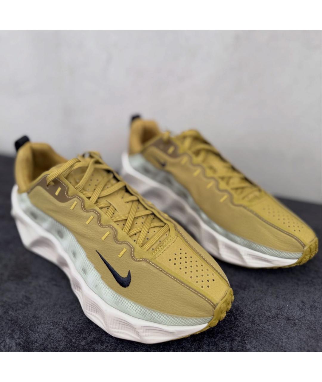 NIKE Хаки синтетические низкие кроссовки / кеды, фото 2
