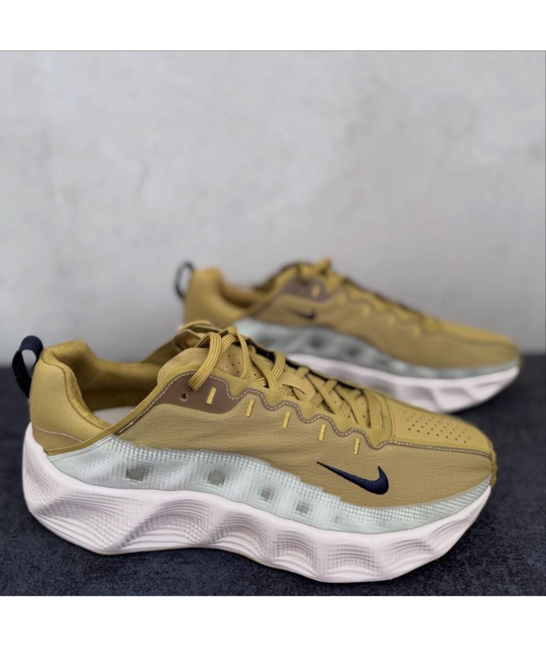 NIKE Хаки синтетические низкие кроссовки / кеды, фото 5