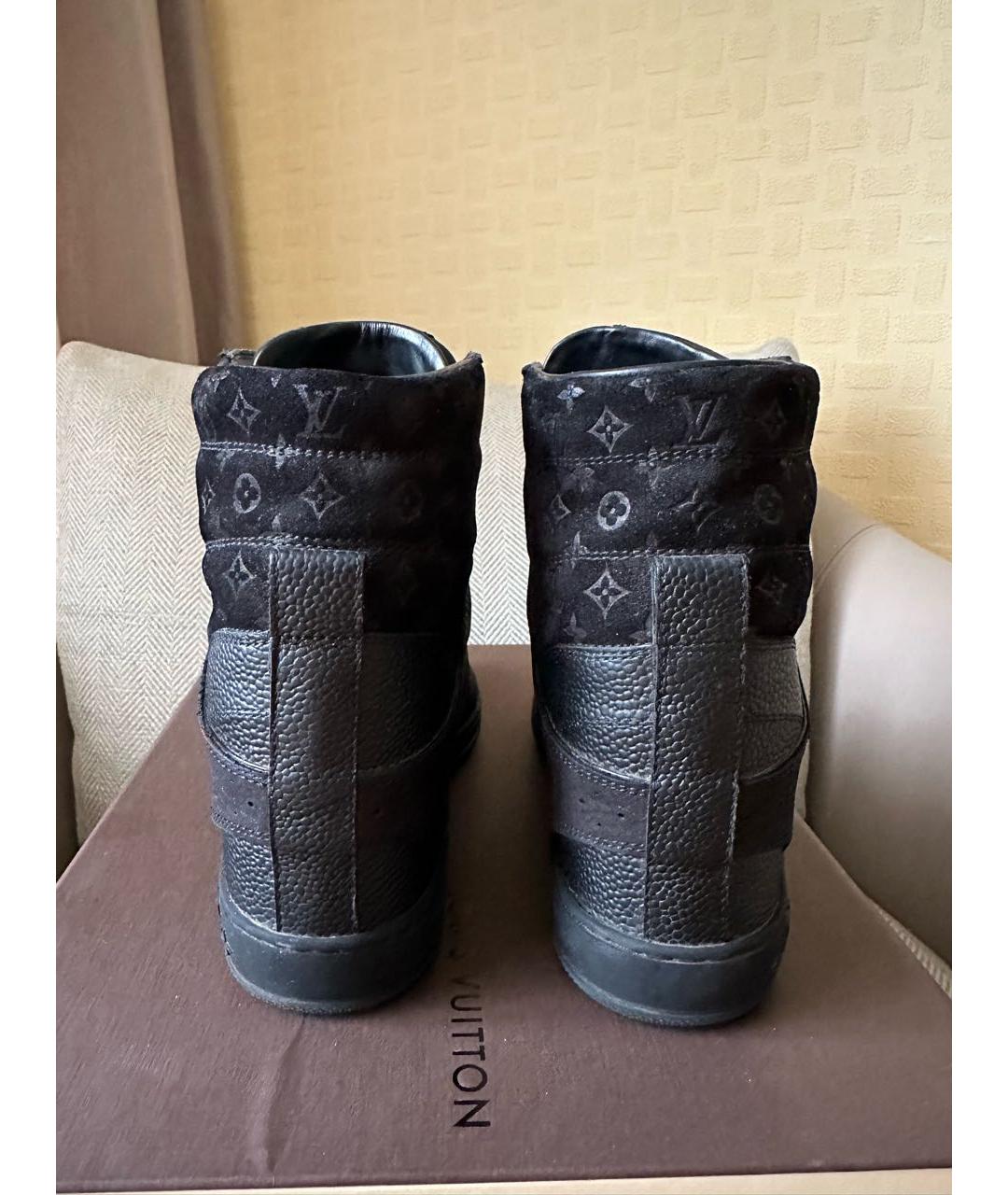 LOUIS VUITTON Черные кроссовки, фото 5