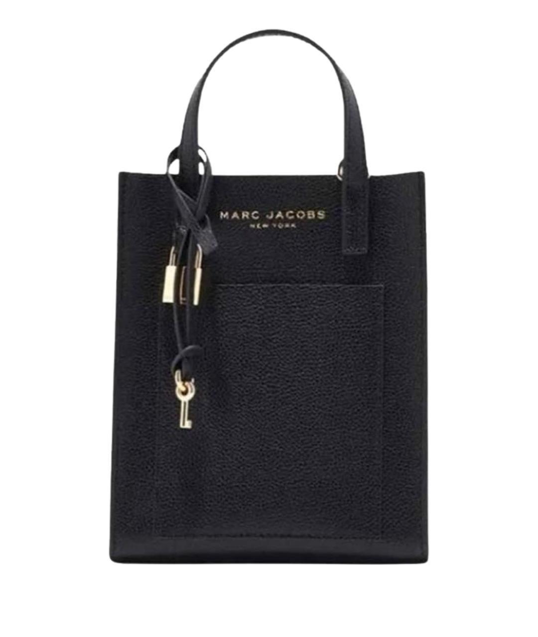 MARC JACOBS Черная кожаная сумка через плечо, фото 1