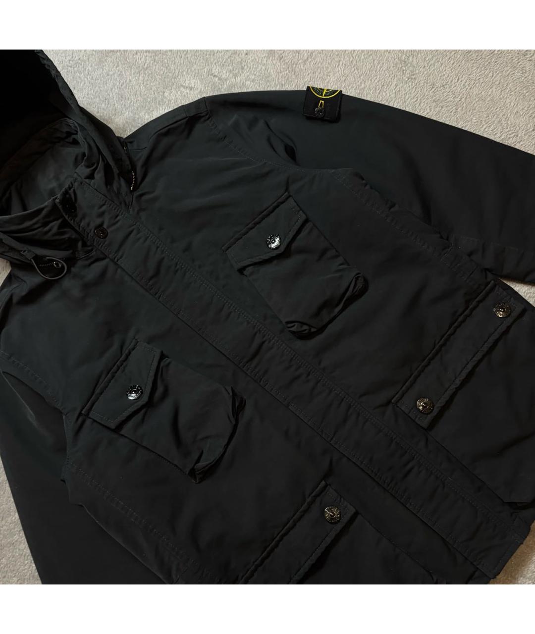 STONE ISLAND Синяя полиэстеровая куртка, фото 8