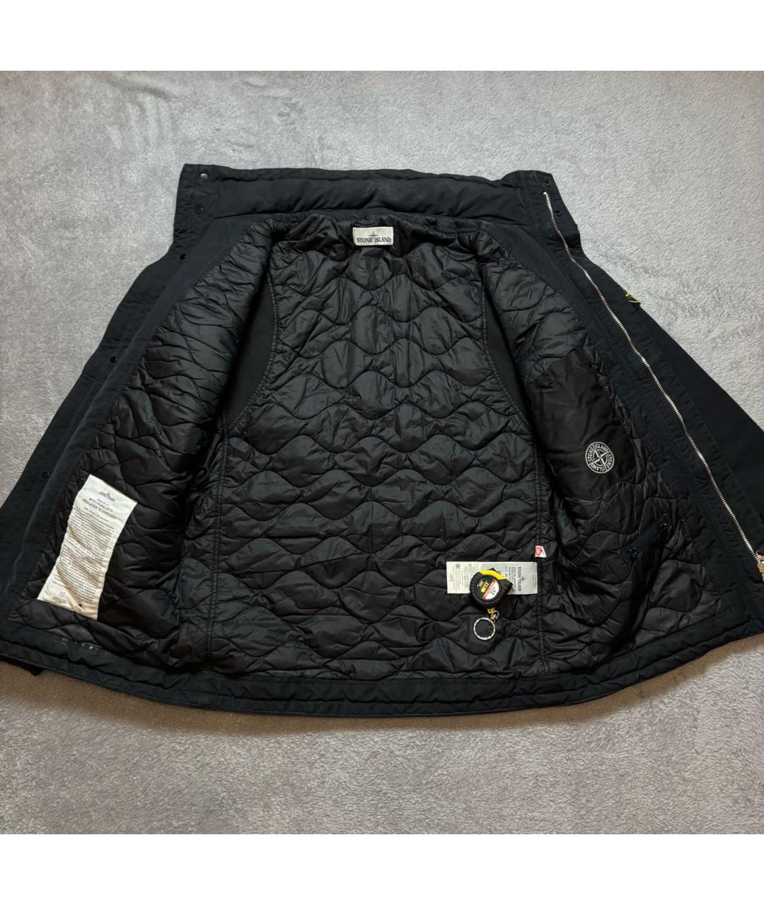 STONE ISLAND Синяя полиэстеровая куртка, фото 3