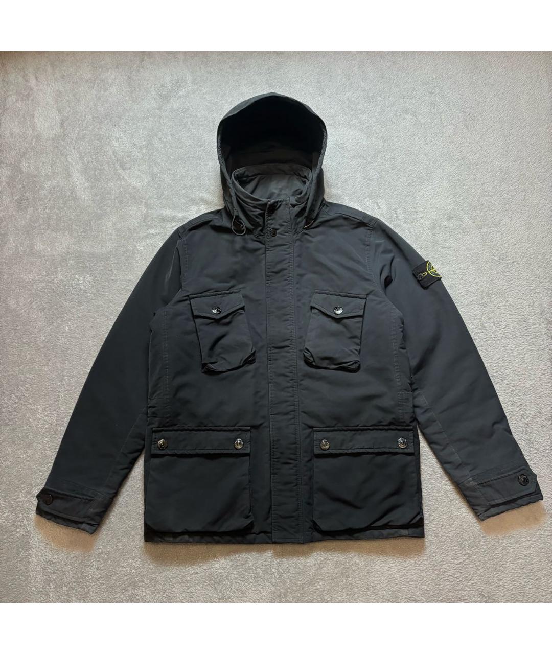 STONE ISLAND Синяя полиэстеровая куртка, фото 9