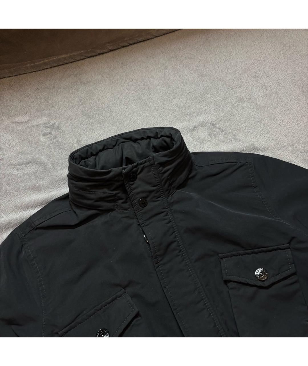 STONE ISLAND Синяя полиэстеровая куртка, фото 4