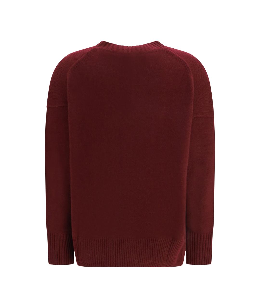 ALLUDE Бордовый кашемировый джемпер / свитер, фото 2