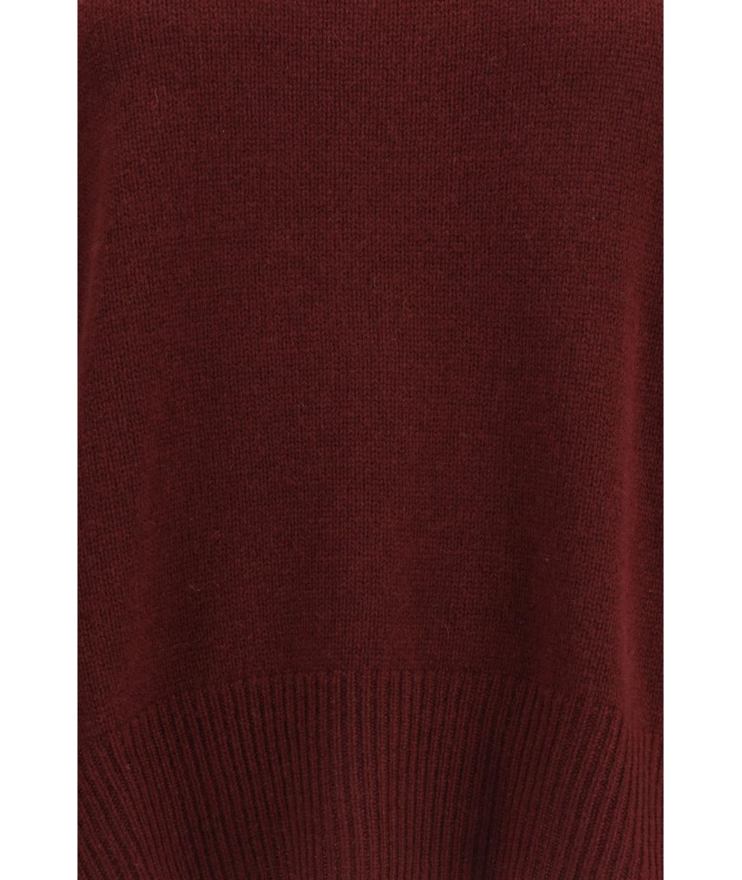 ALLUDE Бордовый кашемировый джемпер / свитер, фото 3