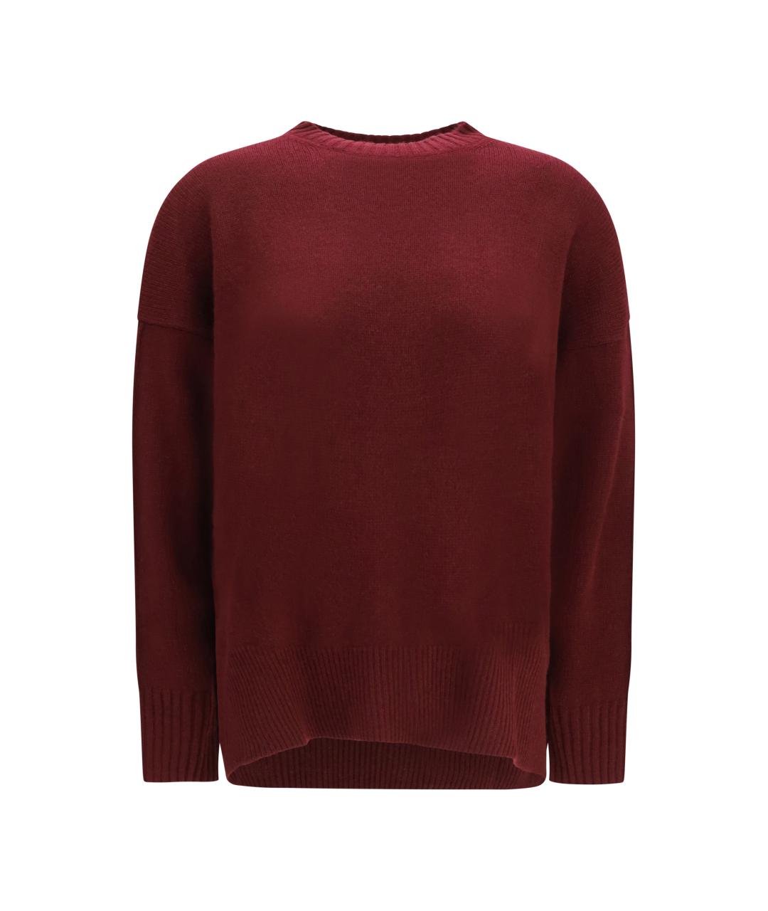 ALLUDE Бордовый кашемировый джемпер / свитер, фото 1