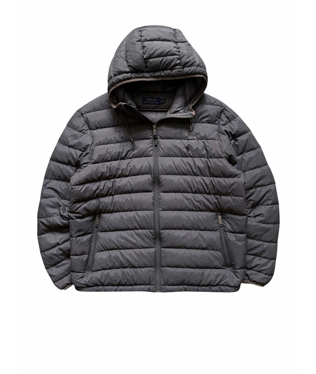 POLO RALPH LAUREN Серая полиэстеровая куртка, фото 1