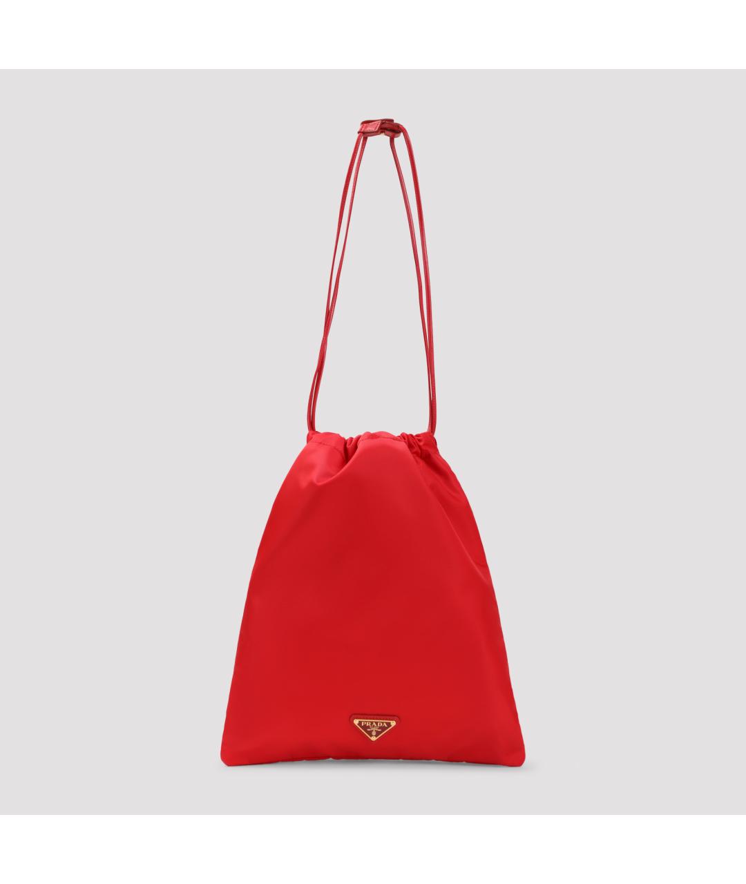 PRADA Красная нейлоновая сумка через плечо, фото 2