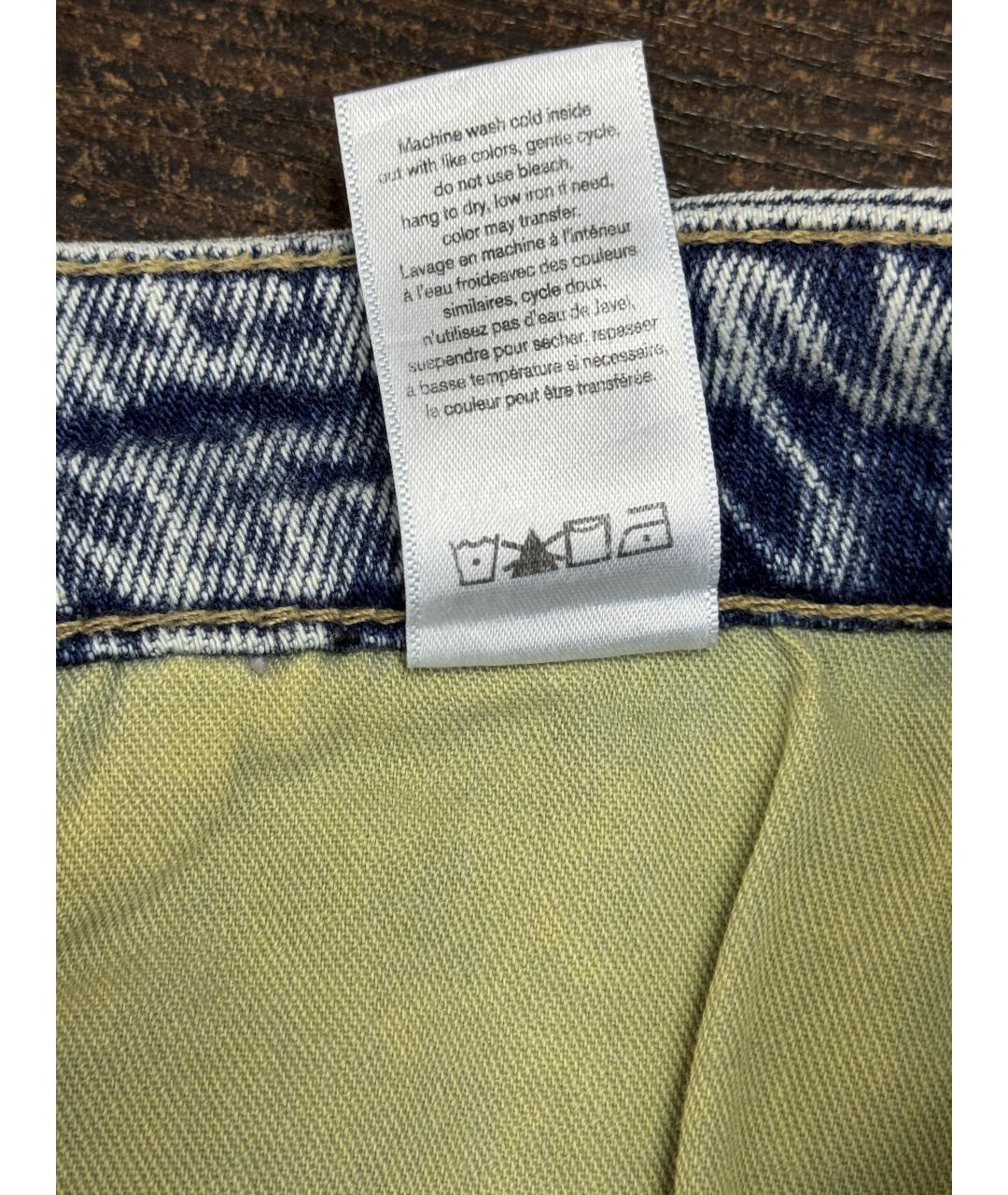RAG & BONE Голубые хлопко-эластановые джинсы клеш, фото 8