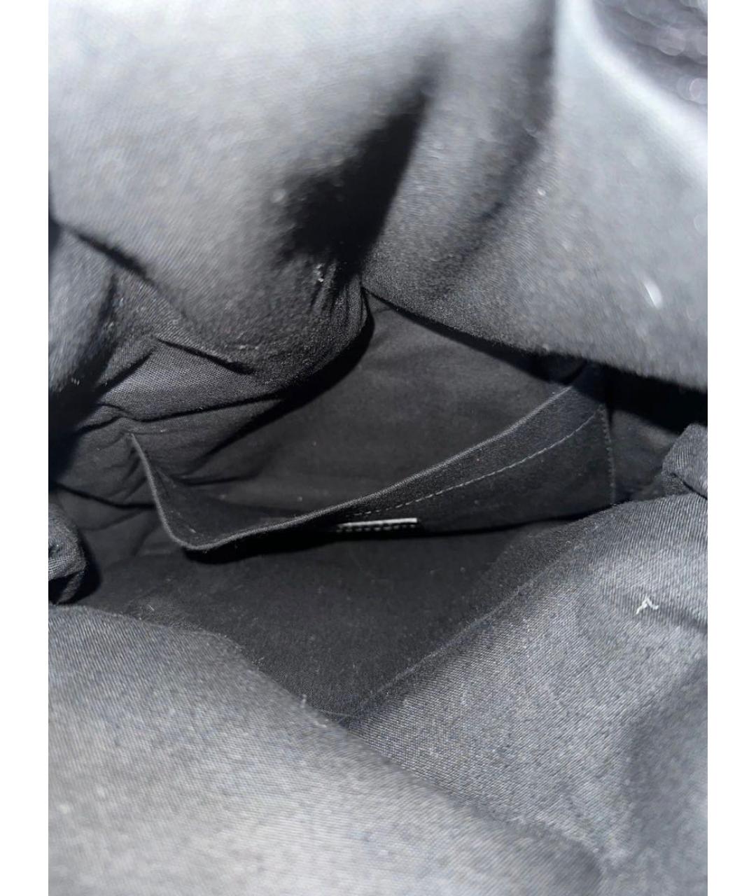 BALENCIAGA Антрацитовая кожаная сумка через плечо, фото 4