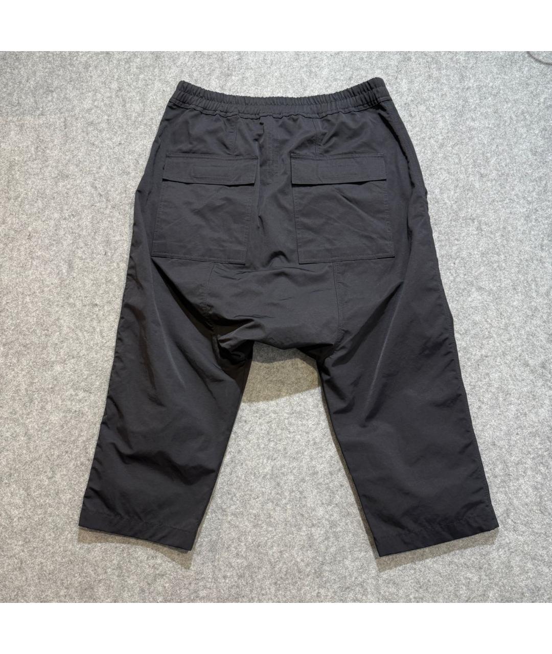 RICK OWENS DRKSHDW Черные хлопковые повседневные брюки, фото 2