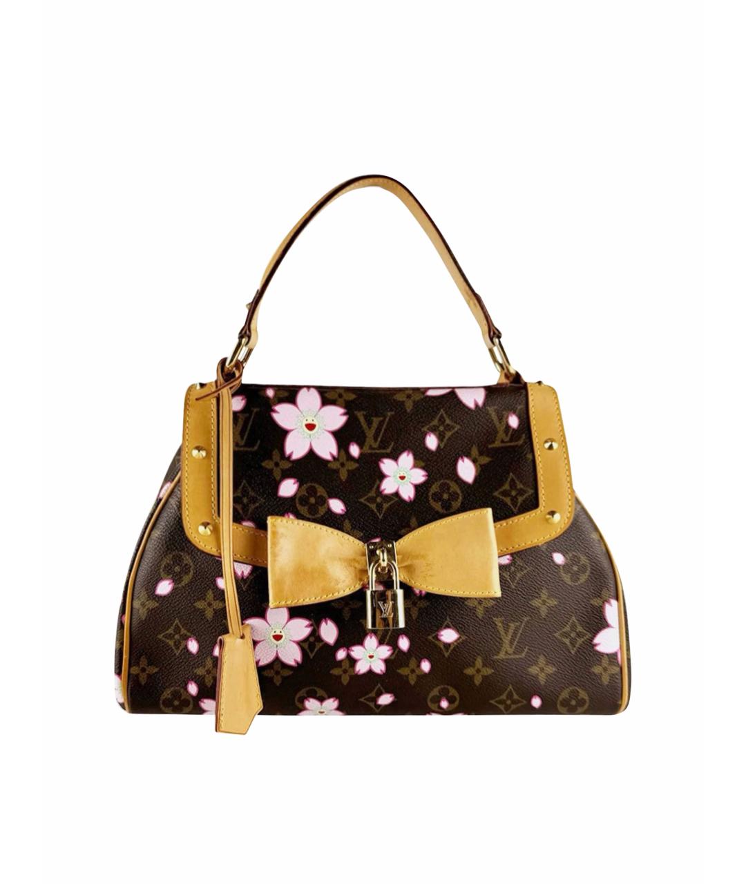 LOUIS VUITTON Коричневая сумка с короткими ручками, фото 1