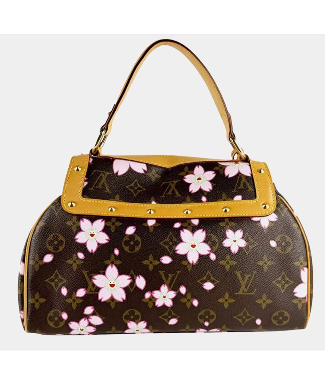 LOUIS VUITTON Коричневая сумка с короткими ручками, фото 3