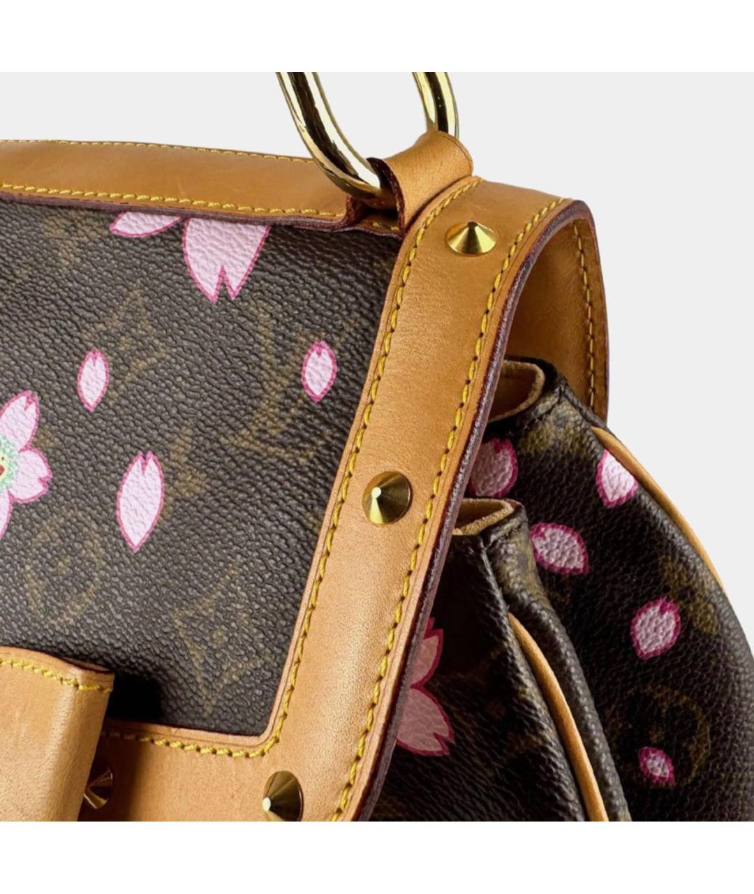 LOUIS VUITTON Коричневая сумка с короткими ручками, фото 6