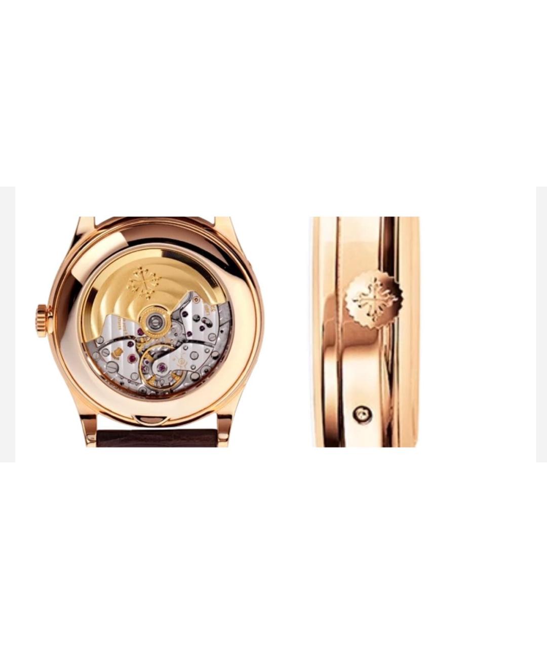 PATEK PHILIPPE Коричневые часы из розового золота, фото 4